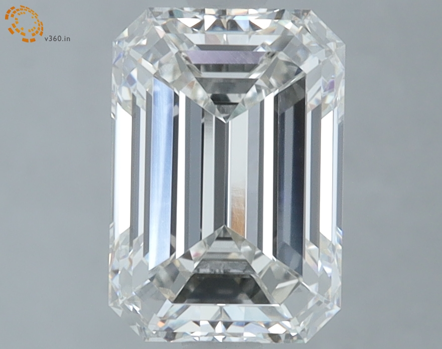 2.46 carat Emerald Cut lab grown diamond, G VVS2, IGI certified