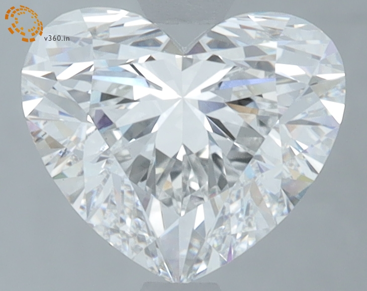 2.22 carat Heart lab grown diamond, E VS1, IGI certified
