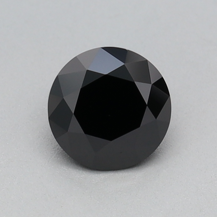 0.38 carat Fancy Black Round lab grown diamond, VVS2, IGI certified