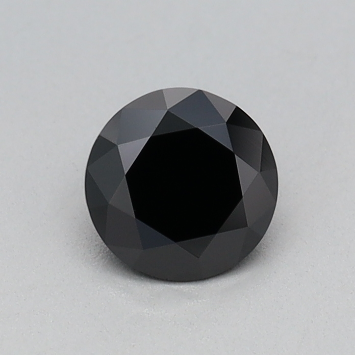 0.31 carat Fancy Black Round lab grown diamond, VVS2, IGI certified