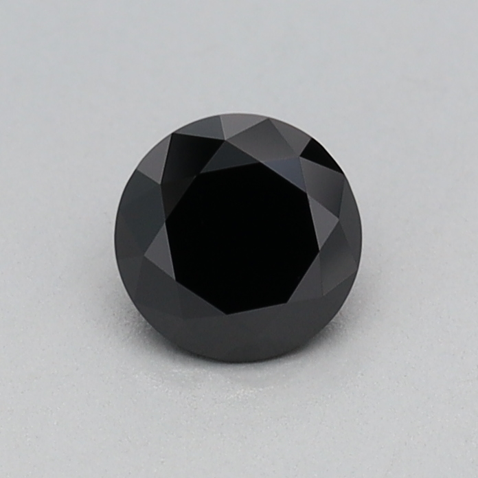 0.30 carat Fancy Black Round lab grown diamond, VVS2, IGI certified