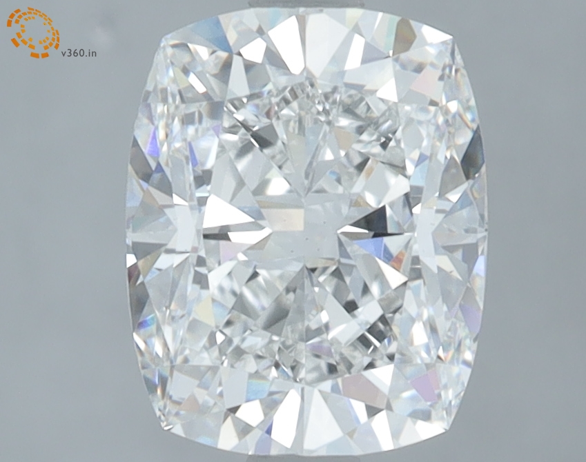 2.52 carat Cushion lab grown diamond, E VS1, IGI certified