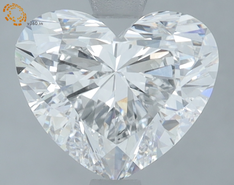 2.23 carat Heart lab grown diamond, D VS1, IGI certified