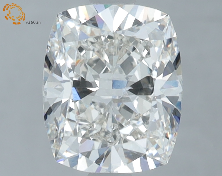 1.90 carat Cushion lab grown diamond, G VVS2, IGI certified