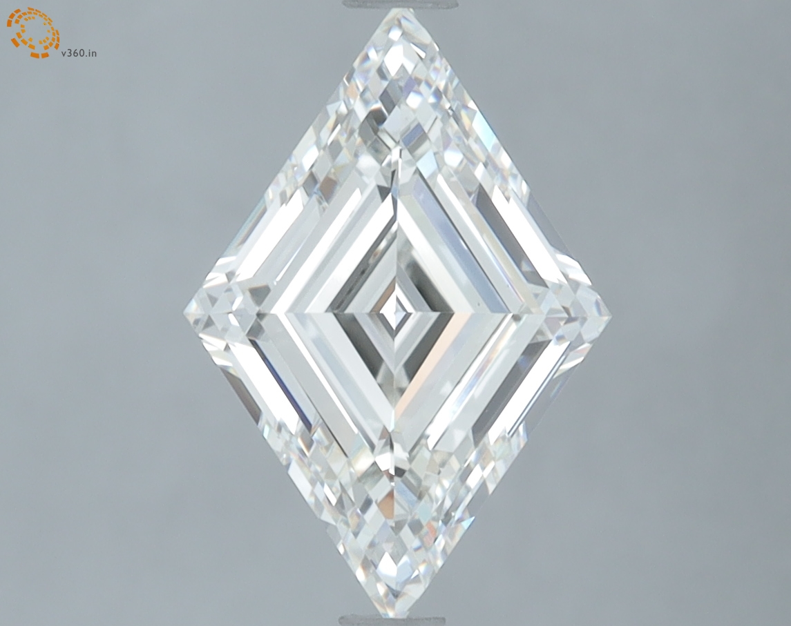 2.22 carat Lozenge lab grown diamond, G VS1, IGI certified