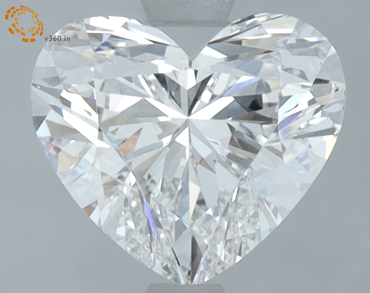 1.89 carat Heart lab grown diamond, E VVS2, IGI certified