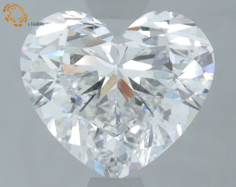 1.82 carat Heart lab grown diamond, E VVS2, IGI certified