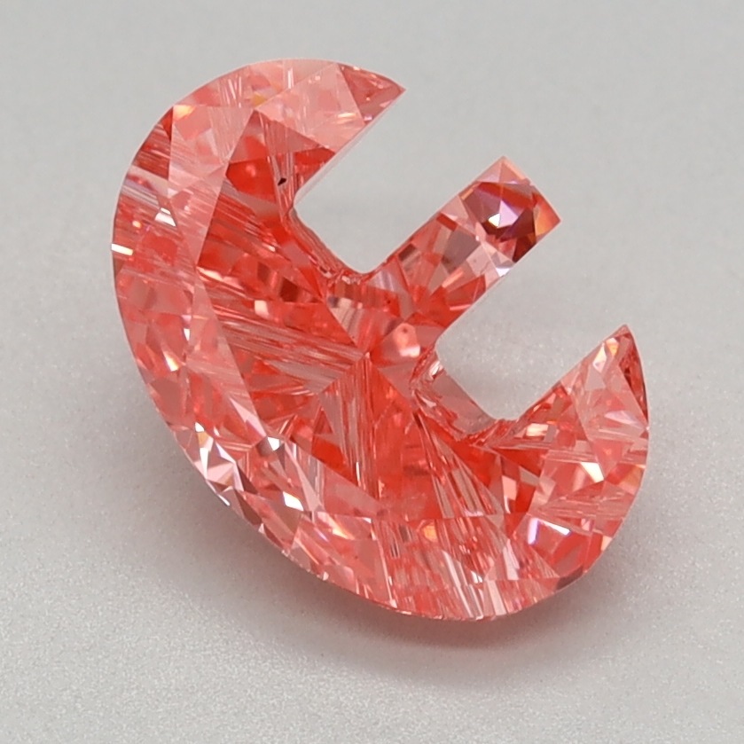 1.18 carat Fancy Vivid Pink Other lab grown diamond, VS1, IGI certified