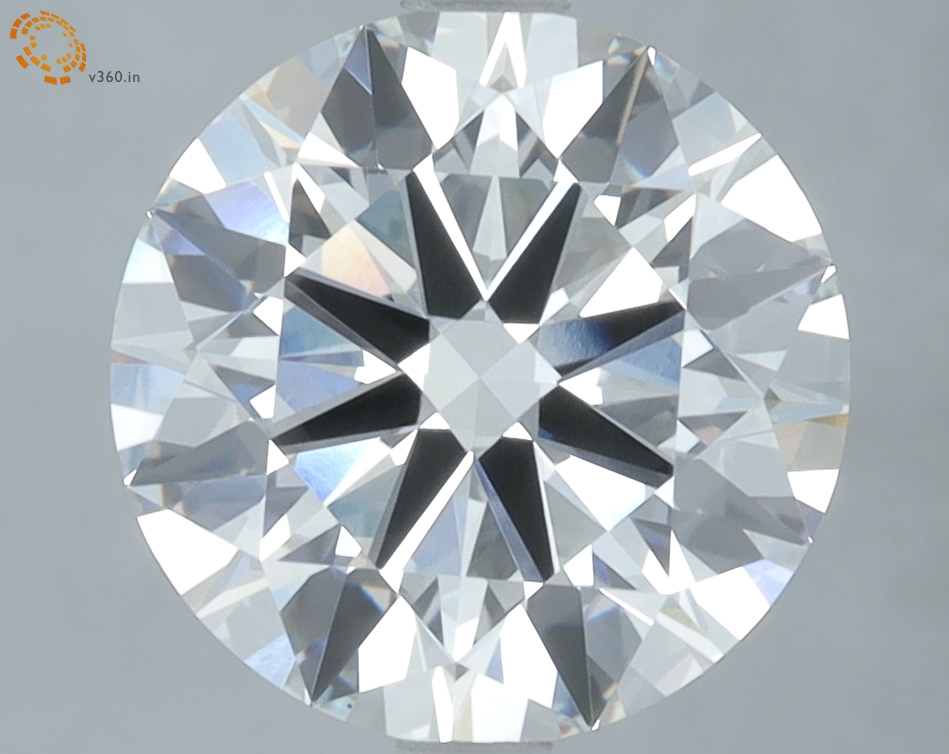 3.88 carat Round lab grown diamond, G VS1, IGI certified
