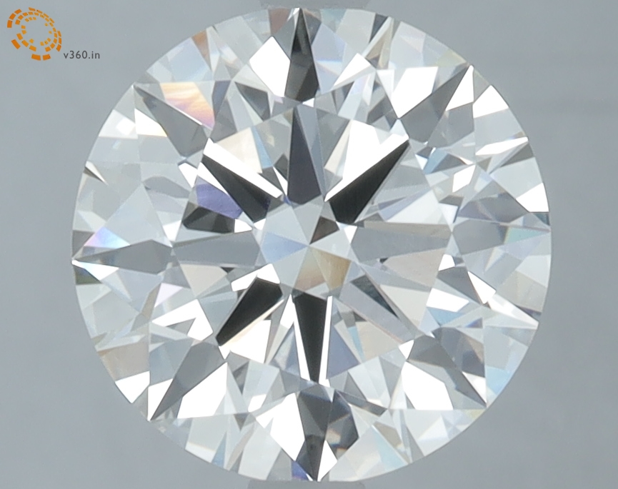 2.90 carat Round lab grown diamond, H VVS2, IGI certified