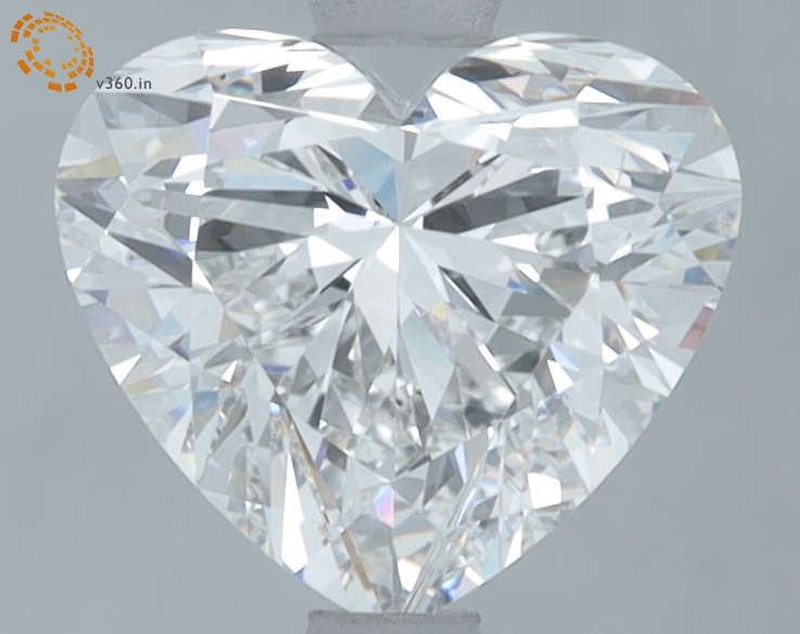 2.01 carat Heart lab grown diamond, E VS2, IGI certified