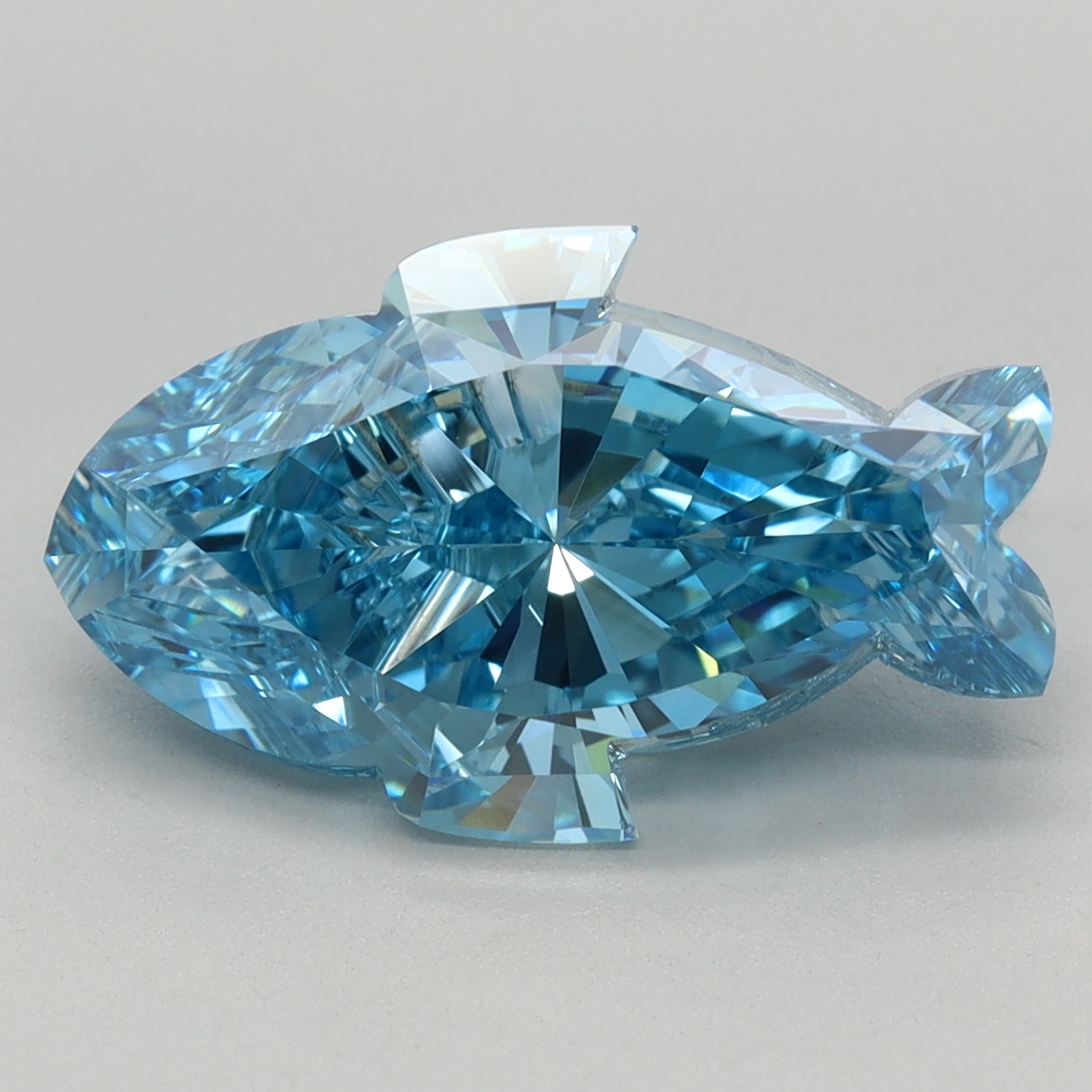 3.36 carat Fancy Vivid Blue Other lab grown diamond, VVS2, IGI certified