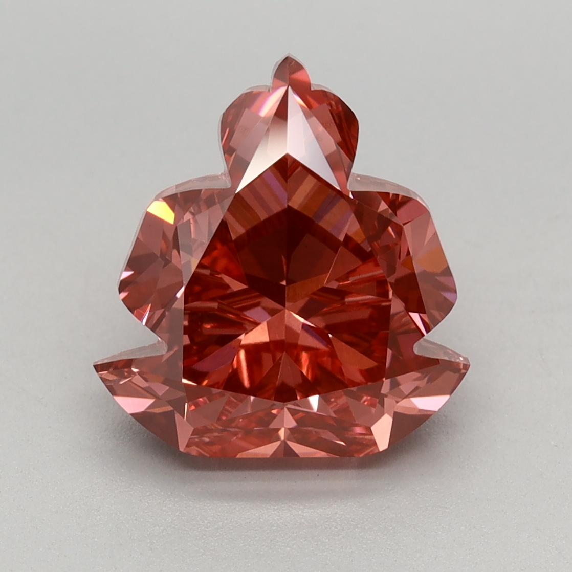 2.60 carat Fancy Vivid Pink Other lab grown diamond, VS1, IGI certified