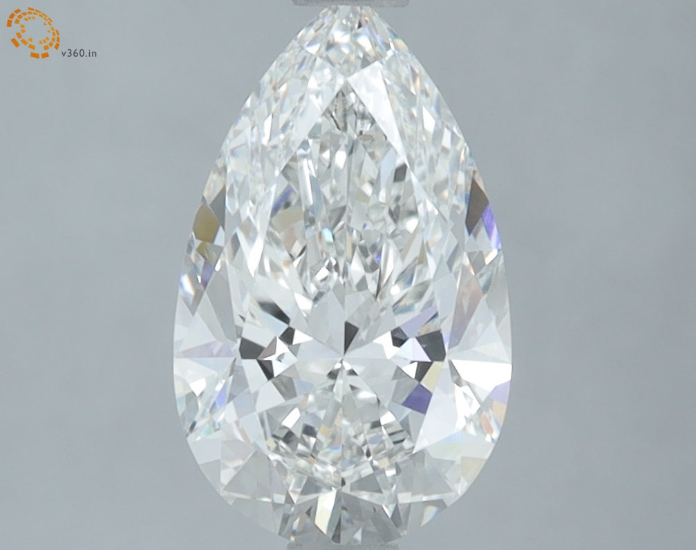1.79 carat Pear lab grown diamond, G VVS2, IGI certified