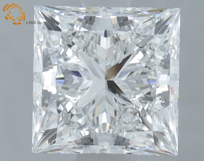 1.38 carat Princess diamond