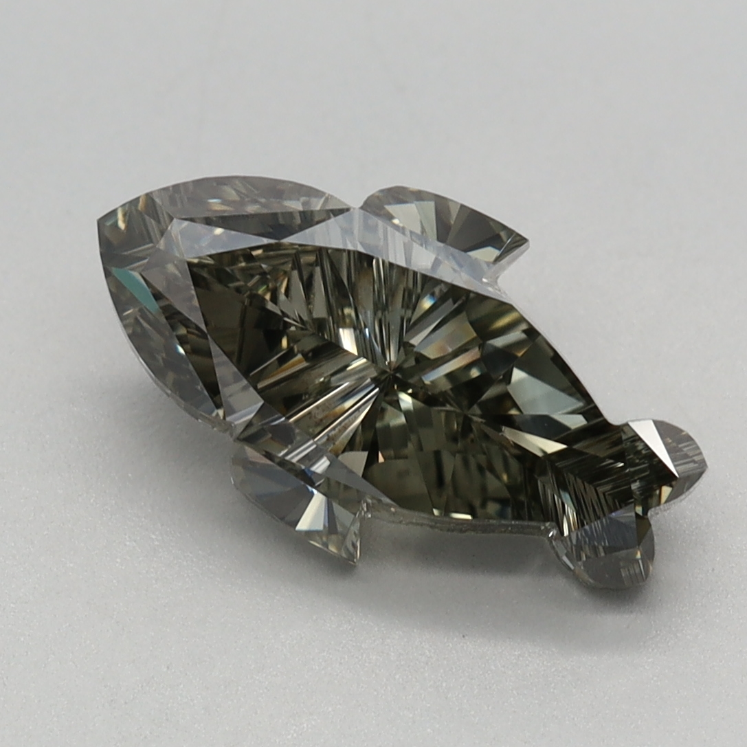 1.89 carat Fancy Intense Green Other lab grown diamond, VVS2, IGI certified