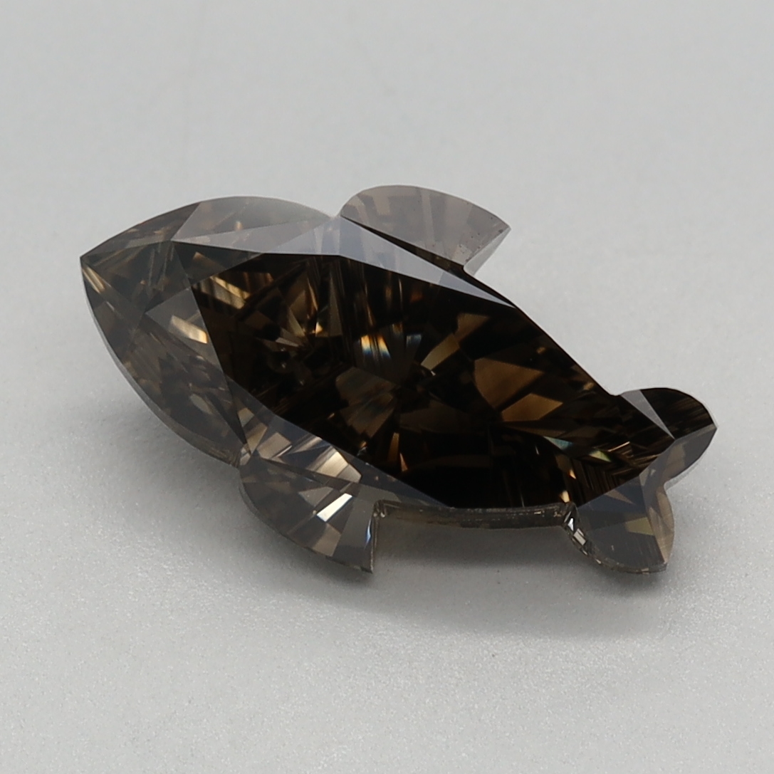 1.68 carat Fancy Brown Other lab grown diamond, VVS2, IGI certified