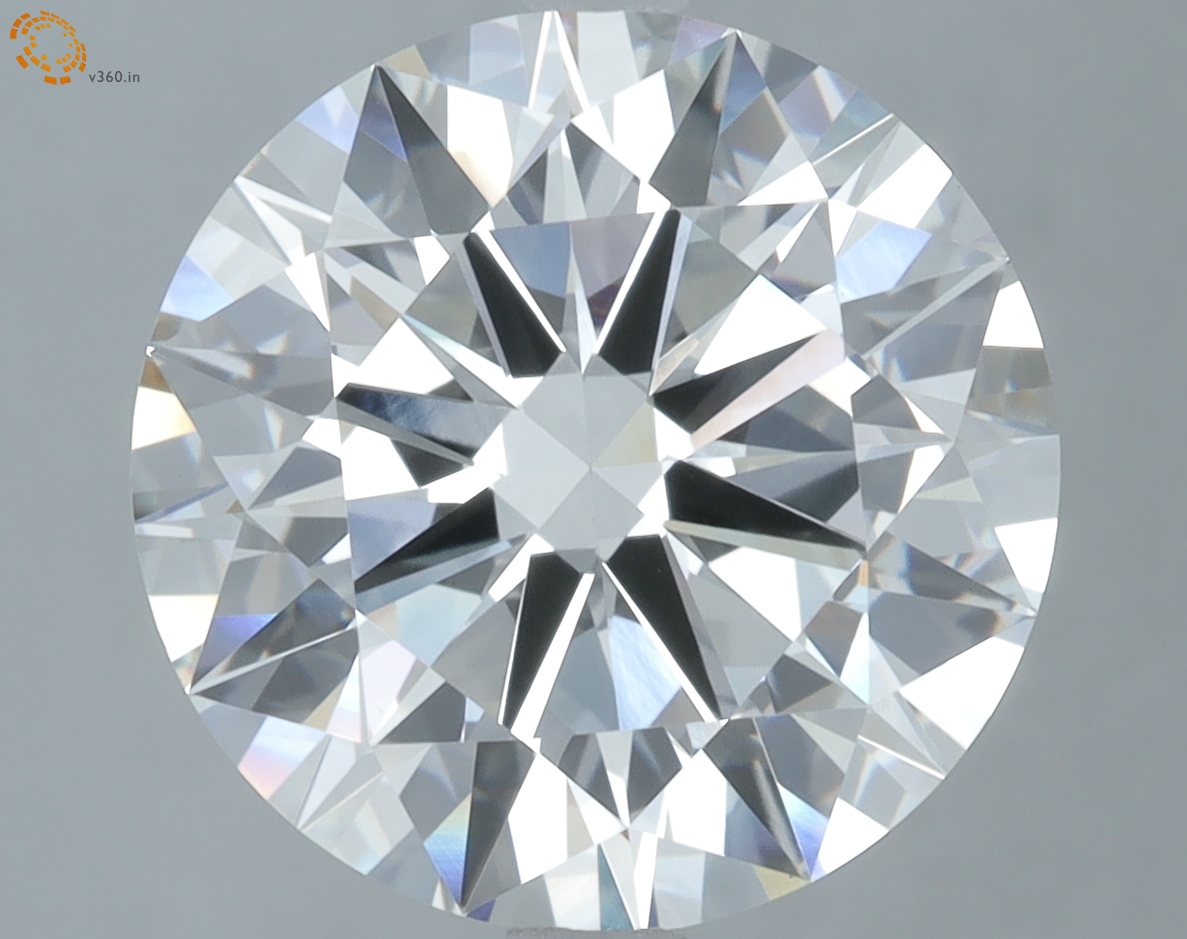 5.11 carat Round lab grown diamond, G VVS2, IGI certified