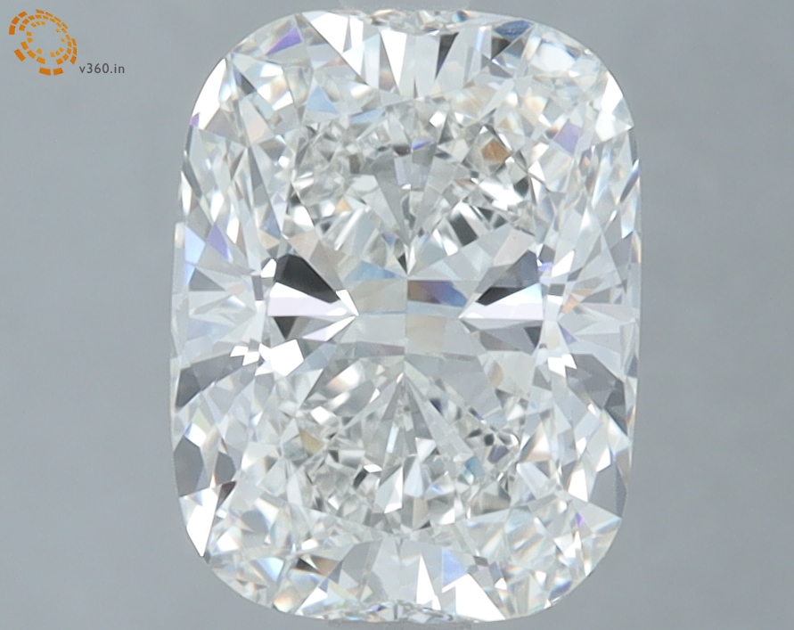 2.55 carat Cushion lab grown diamond, G VVS2, IGI certified