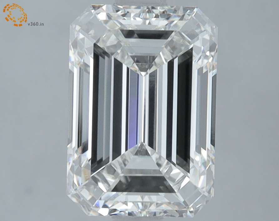 2.54 carat Emerald Cut lab grown diamond, G VVS2, IGI certified