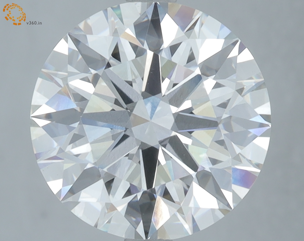 5.10 carat Round lab grown diamond, G VVS2, IGI certified