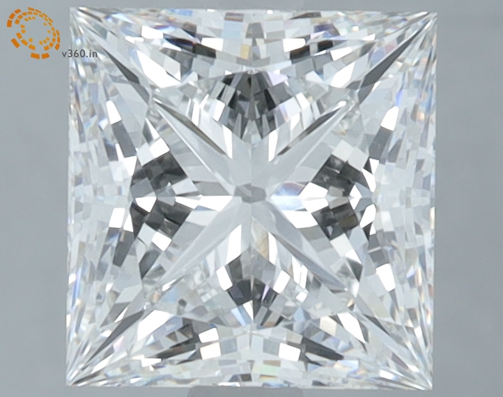 2.35 carat Princess diamond