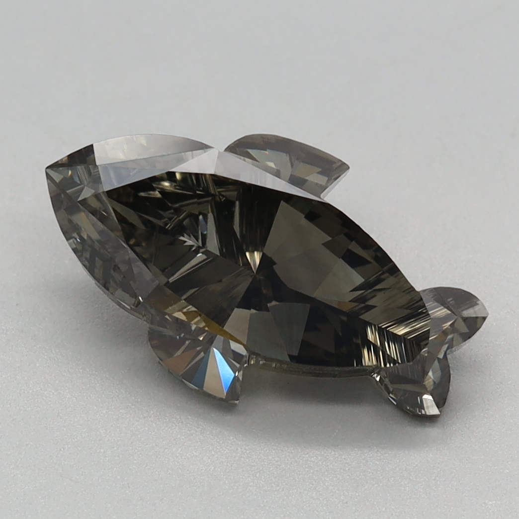 1.69 carat Fancy Brown Other lab grown diamond, VVS2, IGI certified