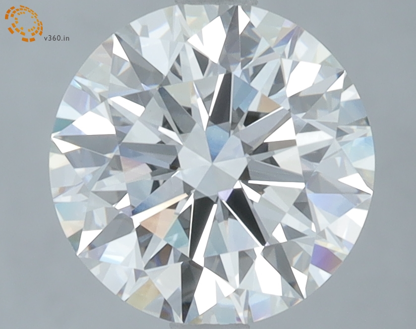 2.77 carat Round lab grown diamond, G VVS2, IGI certified