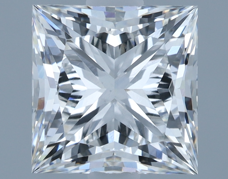 1.81 carat Princess lab grown diamond, G VS1, IGI certified