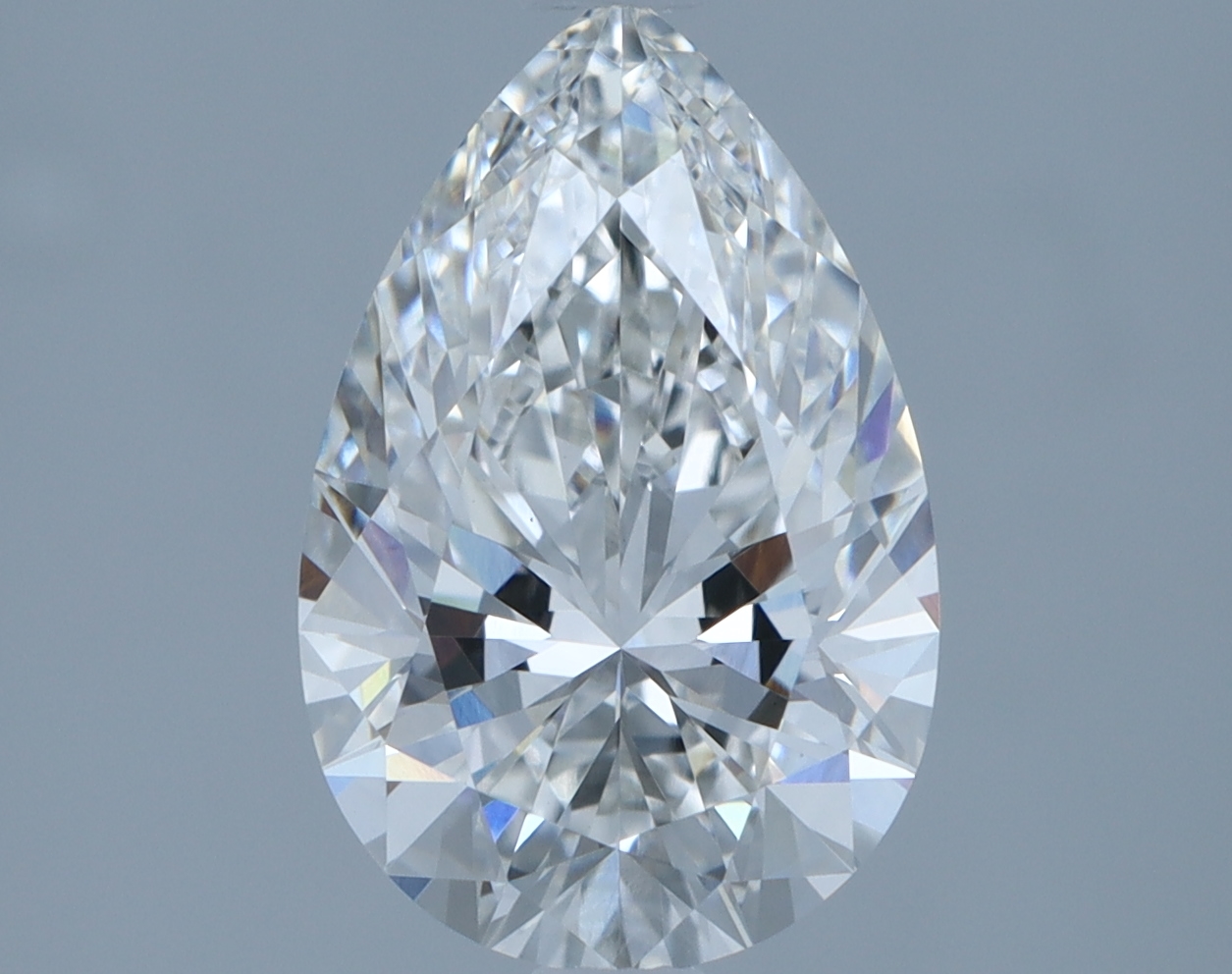 1.67 carat Pear lab grown diamond, G VVS2, IGI certified