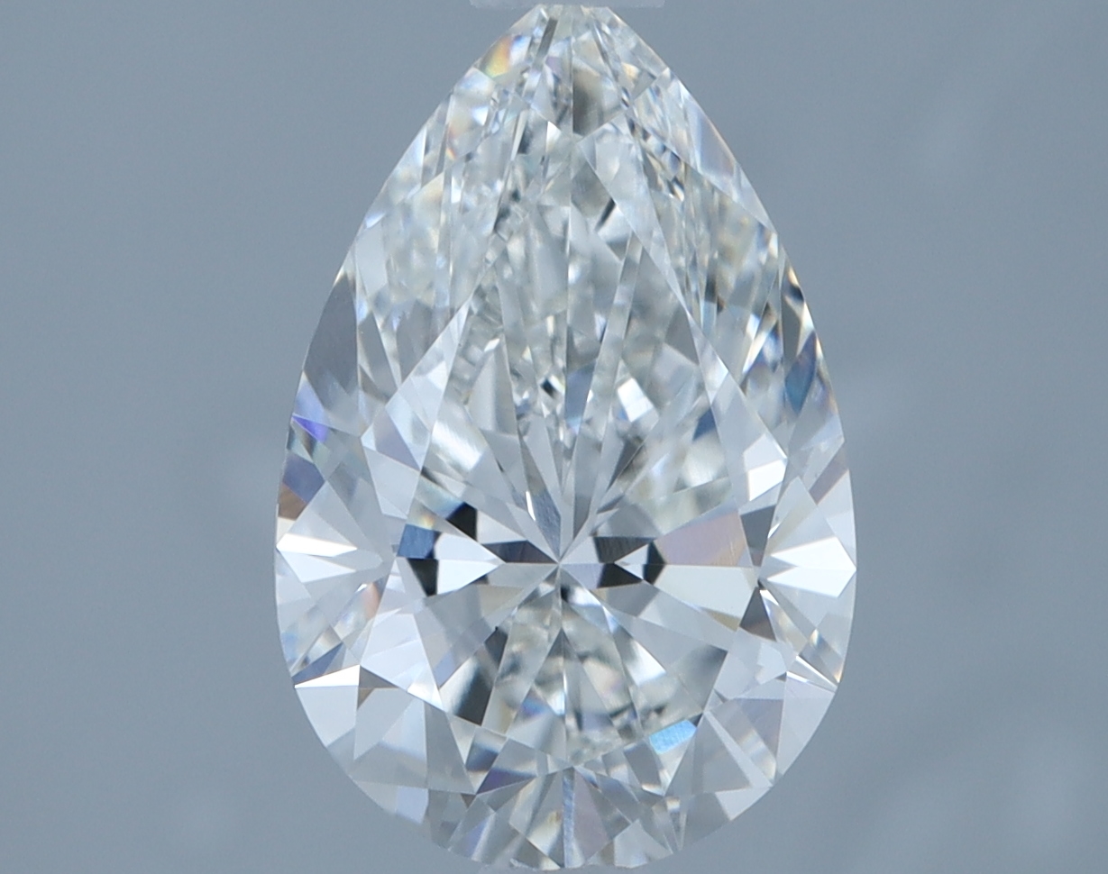 1.64 carat Pear lab grown diamond, G VS1, IGI certified
