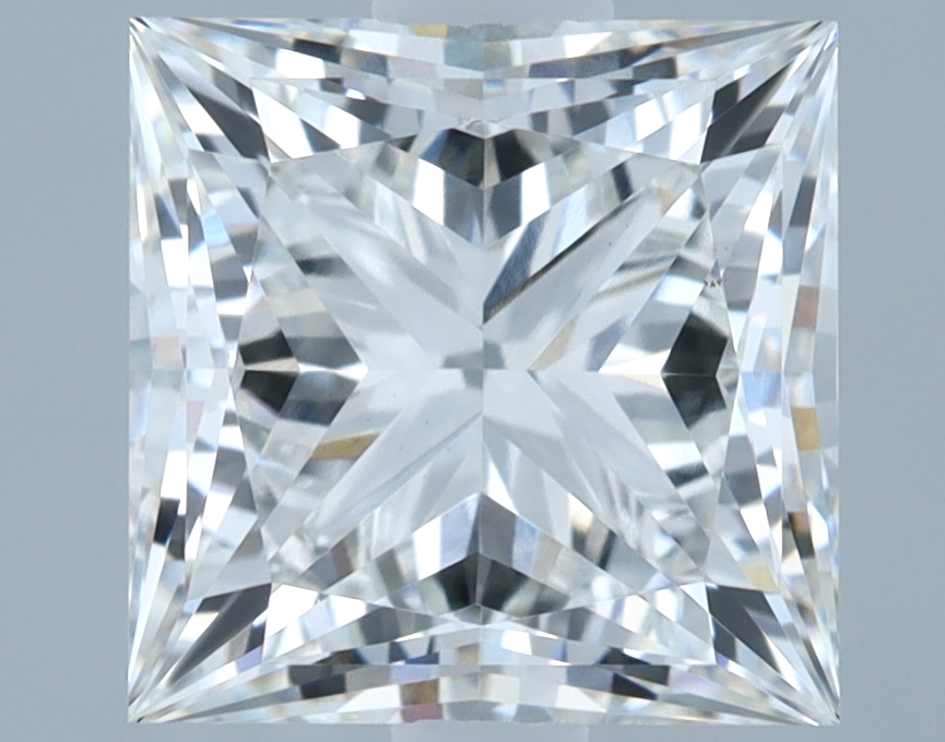 1.79 carat Princess lab grown diamond, G VS1, IGI certified
