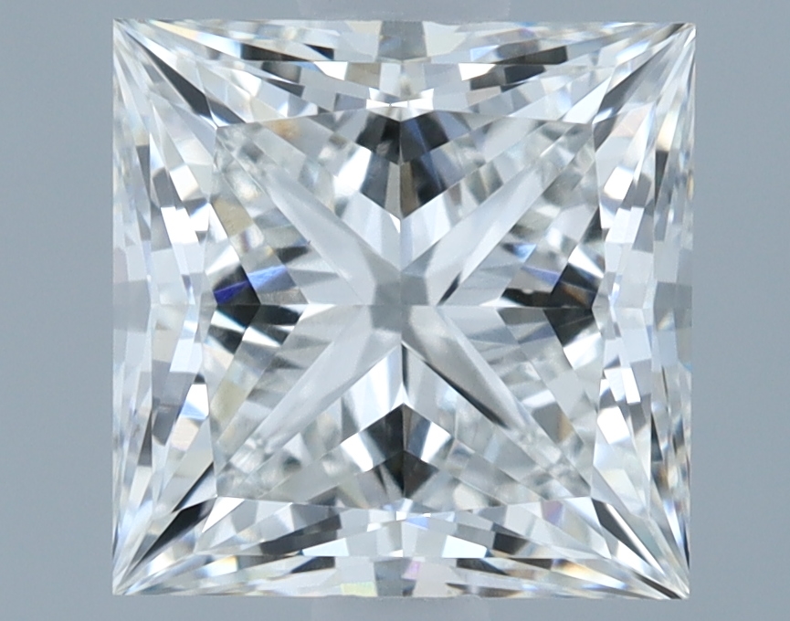 1.68 carat Princess lab grown diamond, G VS1, IGI certified
