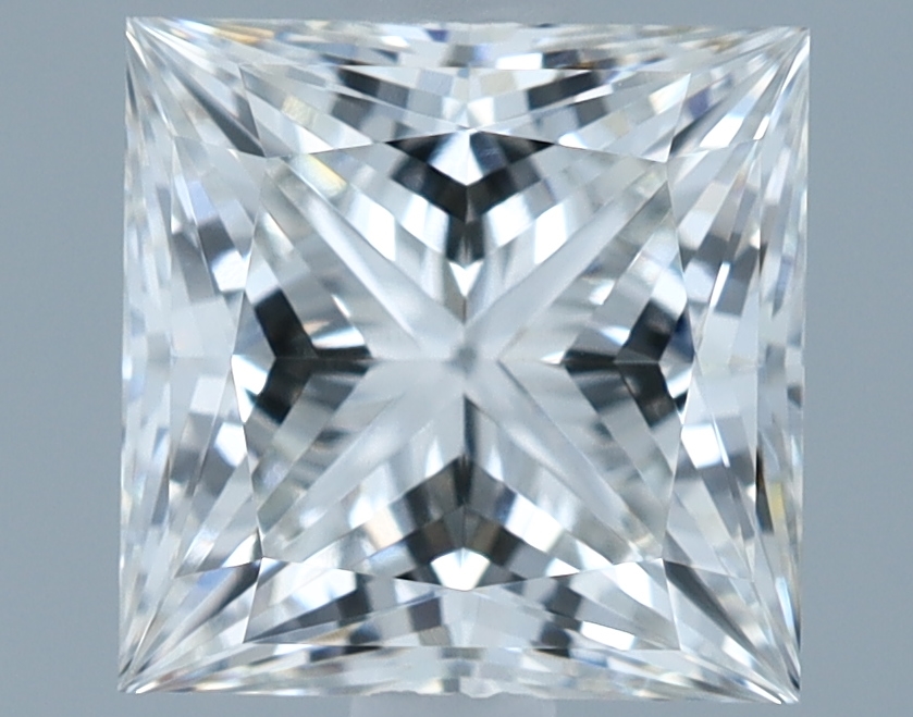 1.77 carat Princess lab grown diamond, G VVS2, IGI certified