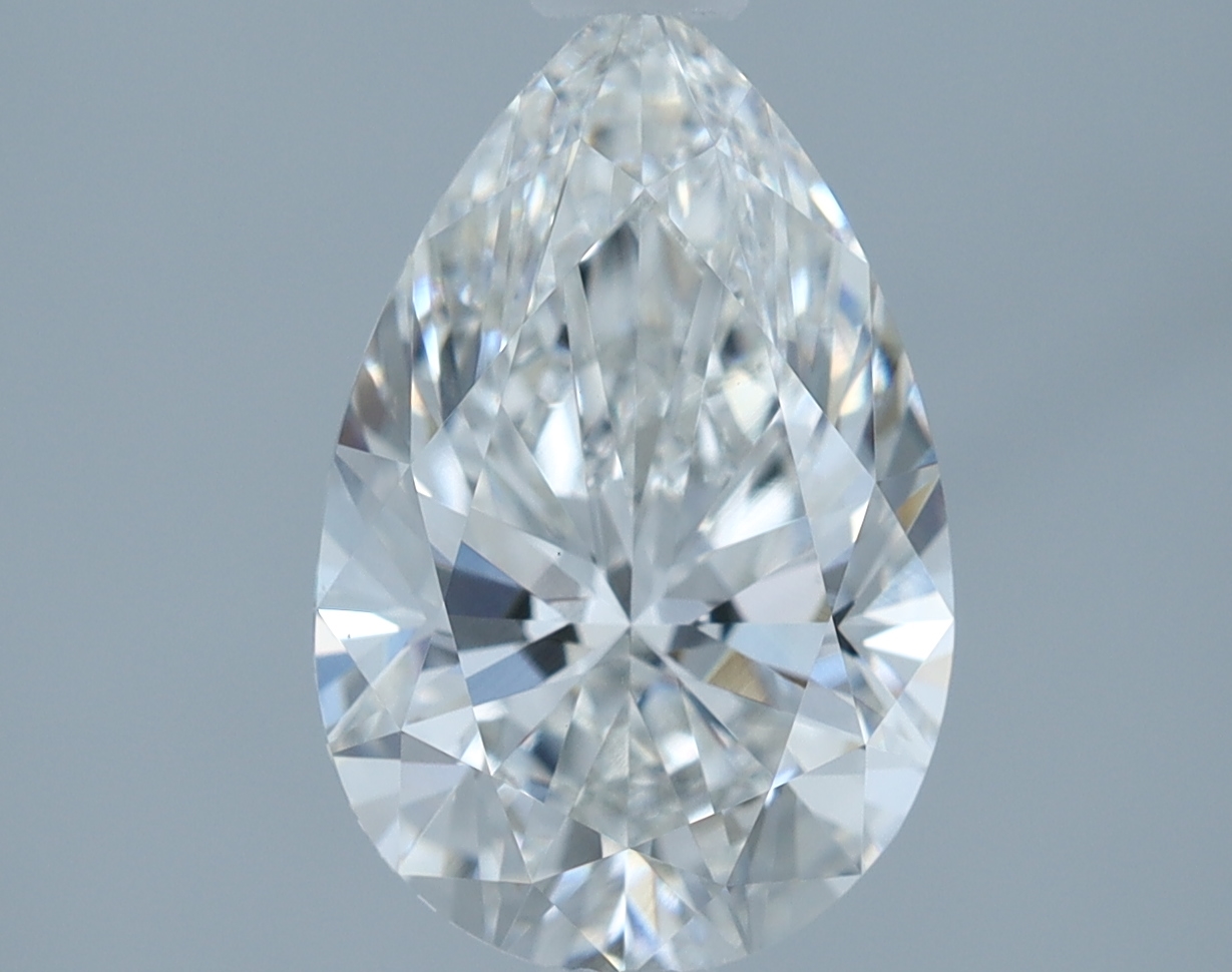 1.76 carat Pear lab grown diamond, G VS1, IGI certified