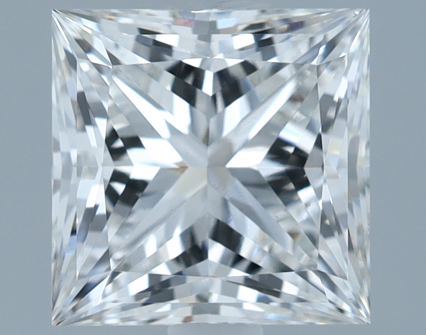 1.75 carat Princess lab grown diamond, G VS1, IGI certified