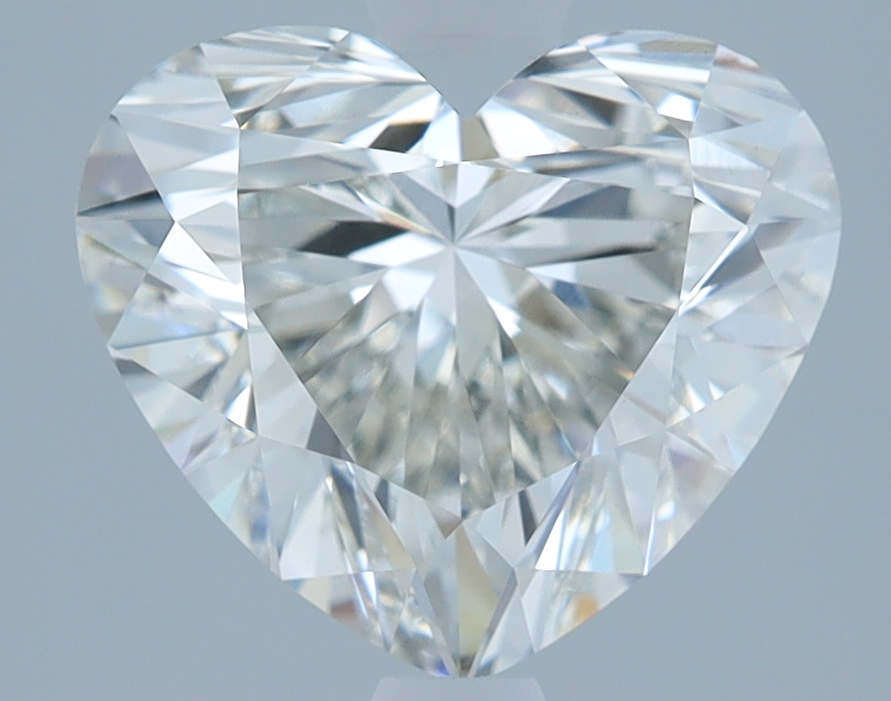 2.48 carat Heart lab grown diamond, G VVS2, IGI certified