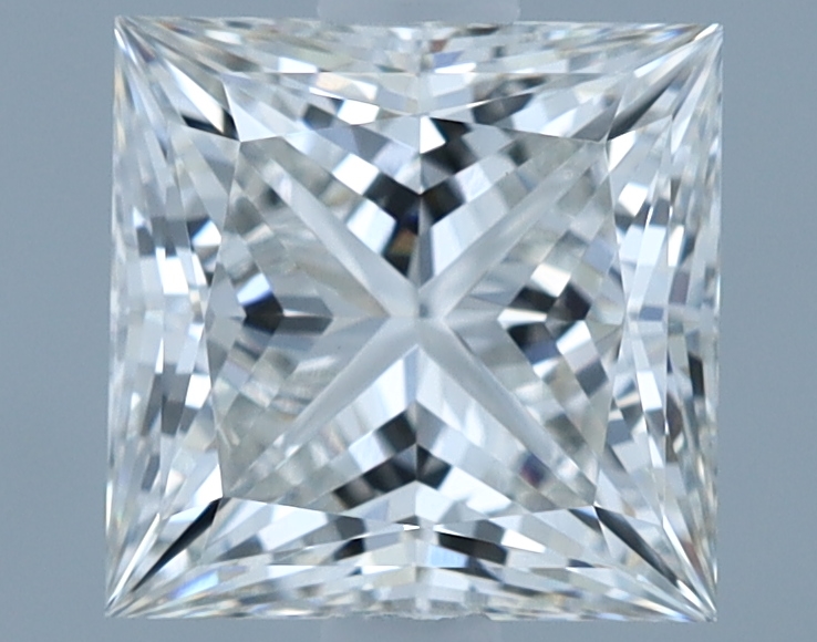 1.82 carat Princess lab grown diamond, G VS1, IGI certified