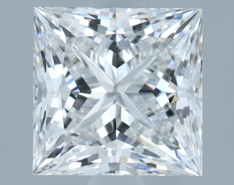 1.73 carat Princess lab grown diamond, G VS1, IGI certified