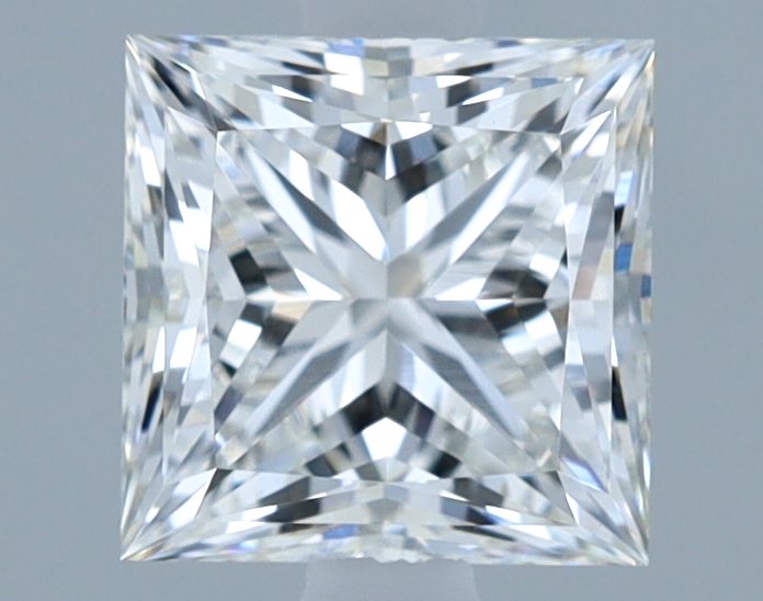1.70 carat Princess lab grown diamond, G VVS2, IGI certified
