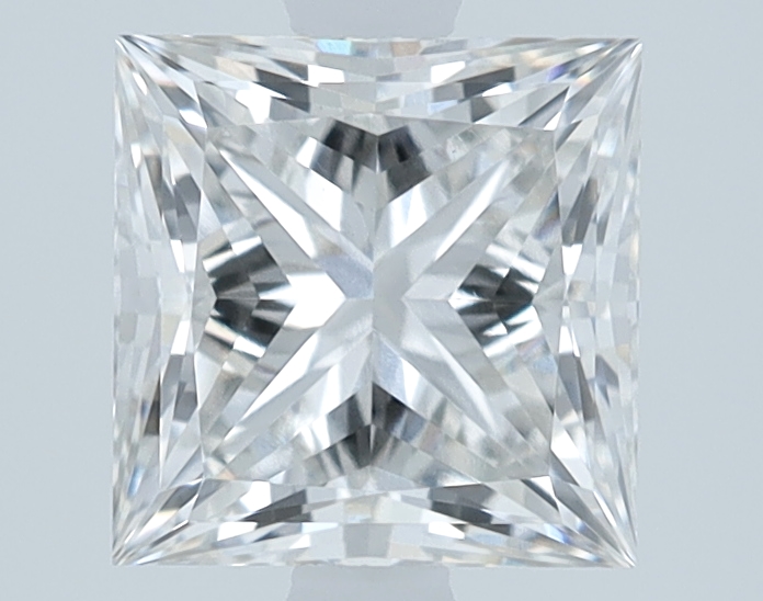 1.75 carat Princess lab grown diamond, G VS1, IGI certified