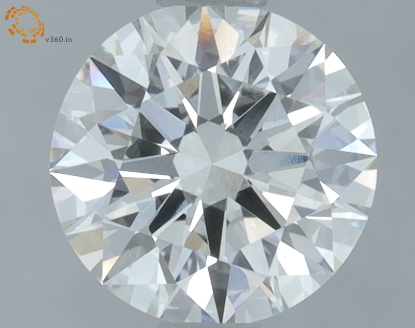 1.30 carat Round lab grown diamond, G VS1, IGI certified
