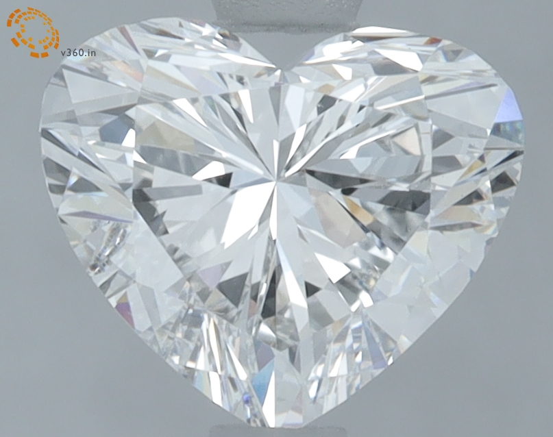 1.30 carat Heart lab grown diamond, E VS2, IGI certified