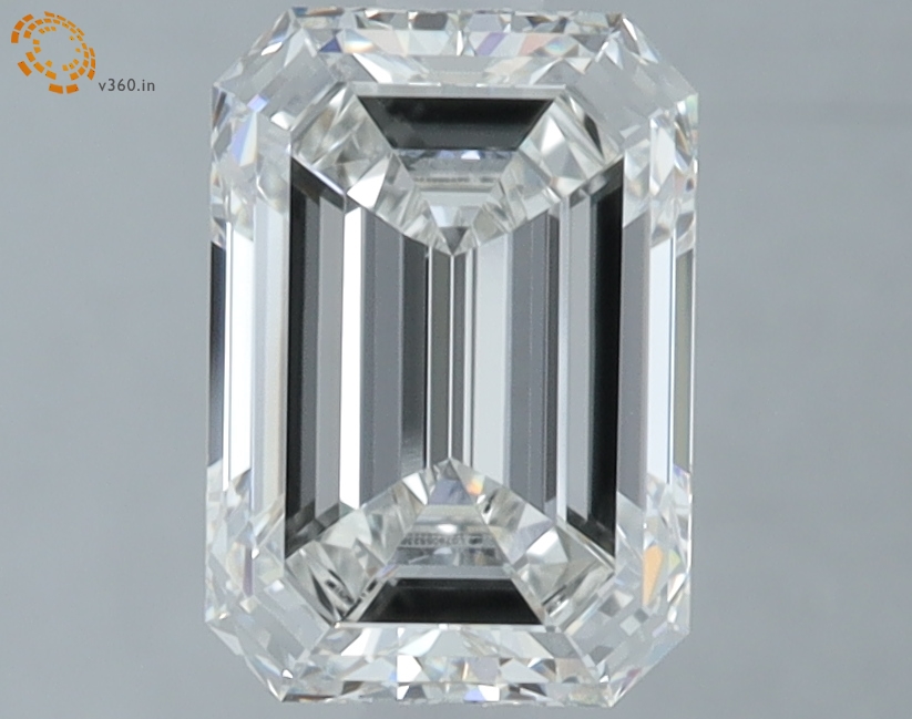 1.92 carat Emerald Cut lab grown diamond, G VVS2, IGI certified