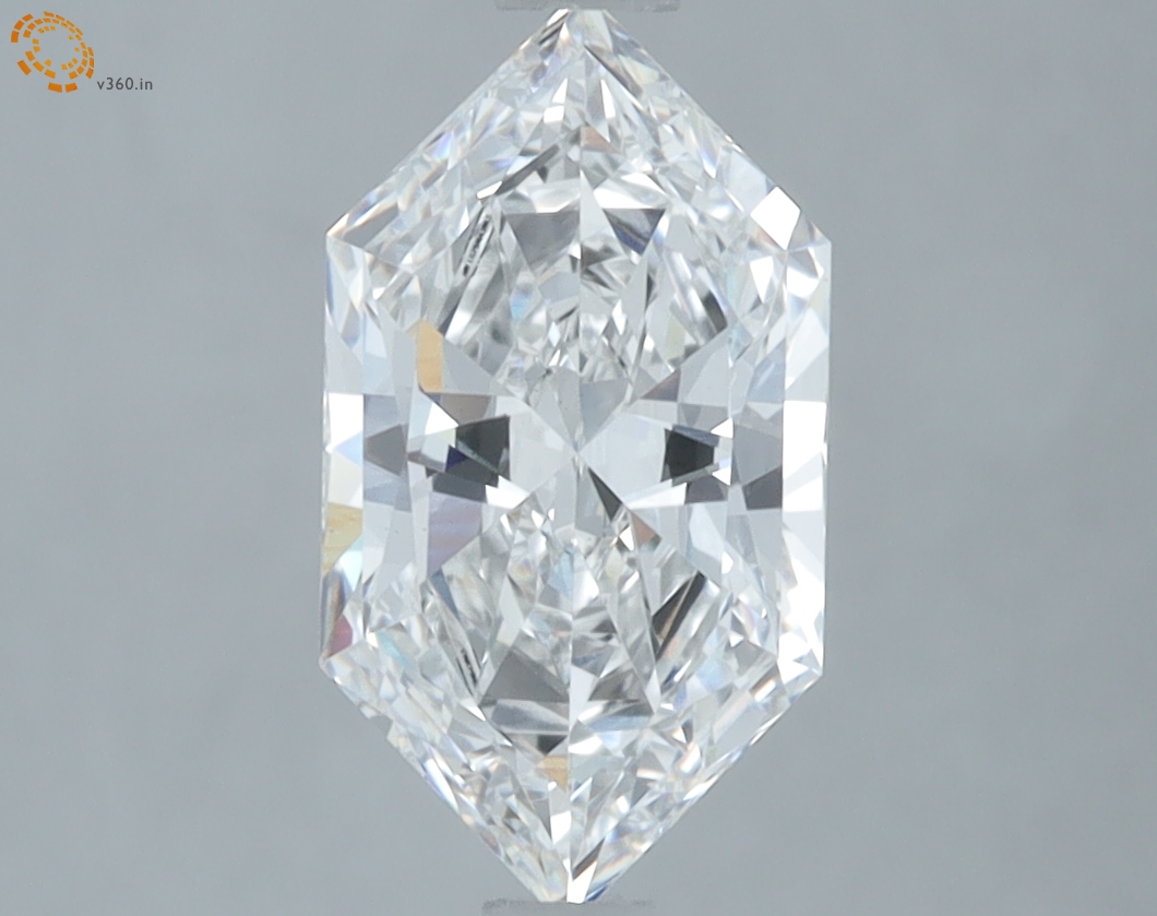 1.87 carat Hexagon Brilliant lab grown diamond, E VS1, IGI certified