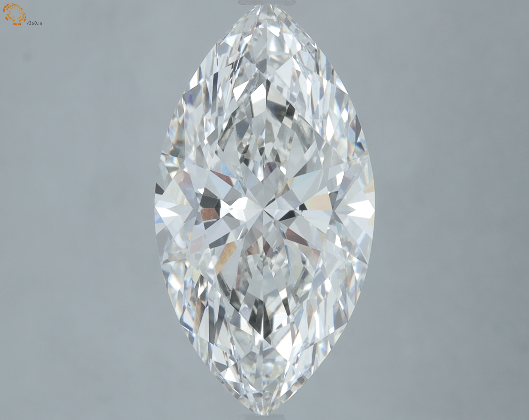 5.08 carat Marquise lab grown diamond, G VS1, IGI certified