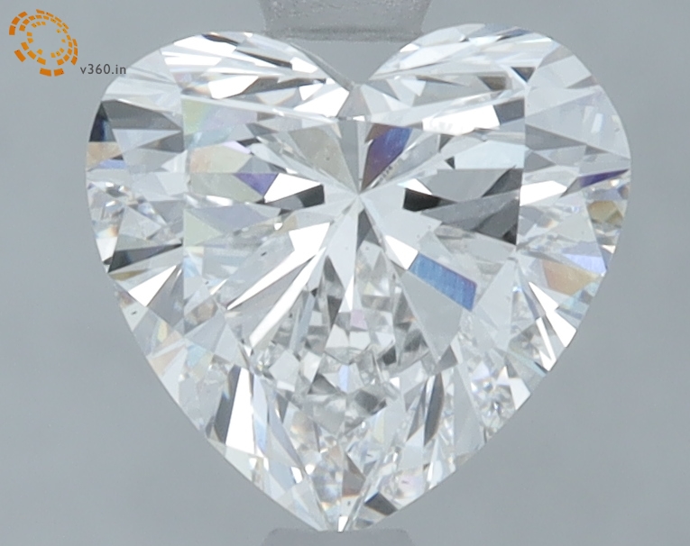1.55 carat Heart lab grown diamond, E VS2, IGI certified