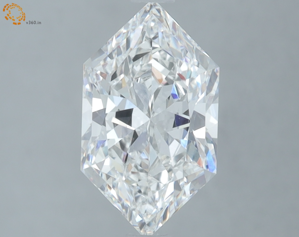 2.02 carat Hexagon Brilliant lab grown diamond, E VVS1, IGI certified