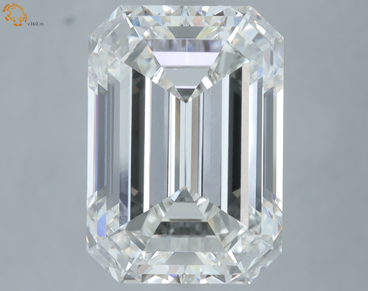 6.10 carat Emerald Cut lab grown diamond, G VVS2, IGI certified