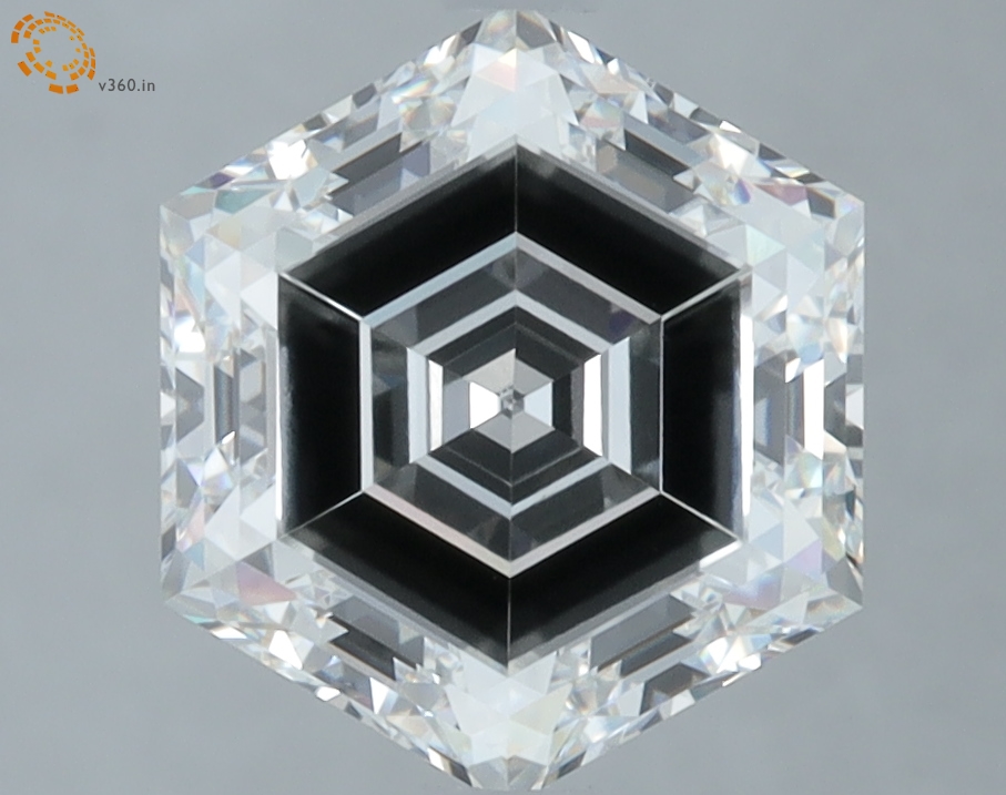 3.1 carat Hexagon diamond